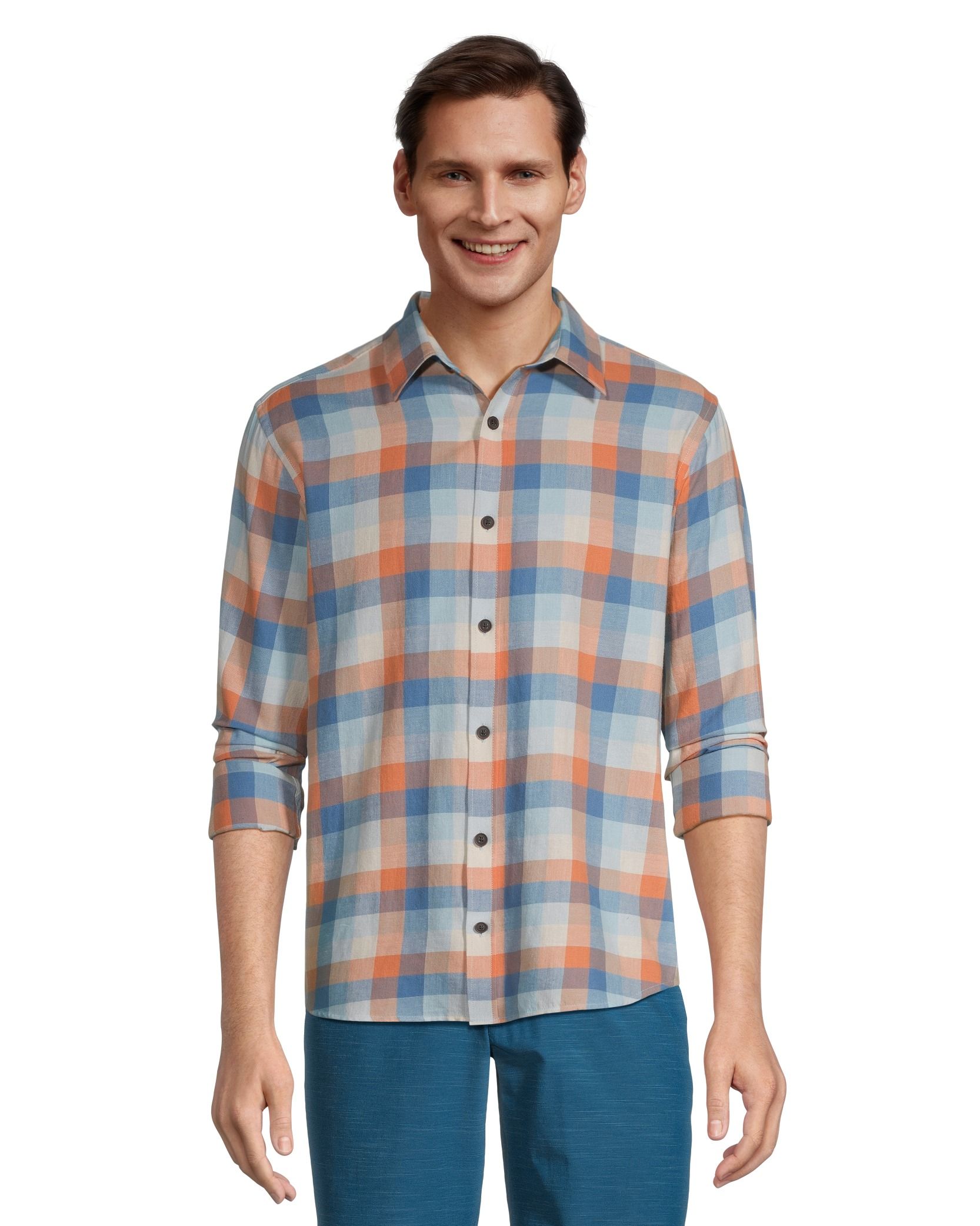 FarWest Men s Cotton Flannel Shirt