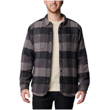 Columbia Men's Windward Sherpa Lined Shacket Front_Flat