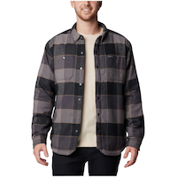 Columbia Men's Windward Sherpa Lined Shacket Front_Flat