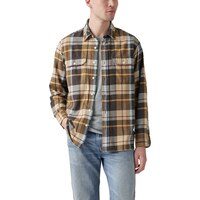 Chemise travailleur classique en flanelle pour hommes, Levi's Front_Flat
