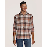 Chemise en flanelle extensible de base pour hommes, WindRiver Front_Flat