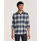 Chemise en flanelle extensible de base pour hommes, WindRiver Front_Flat