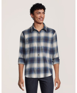 Chemise en flanelle extensible de base pour hommes, WindRiver