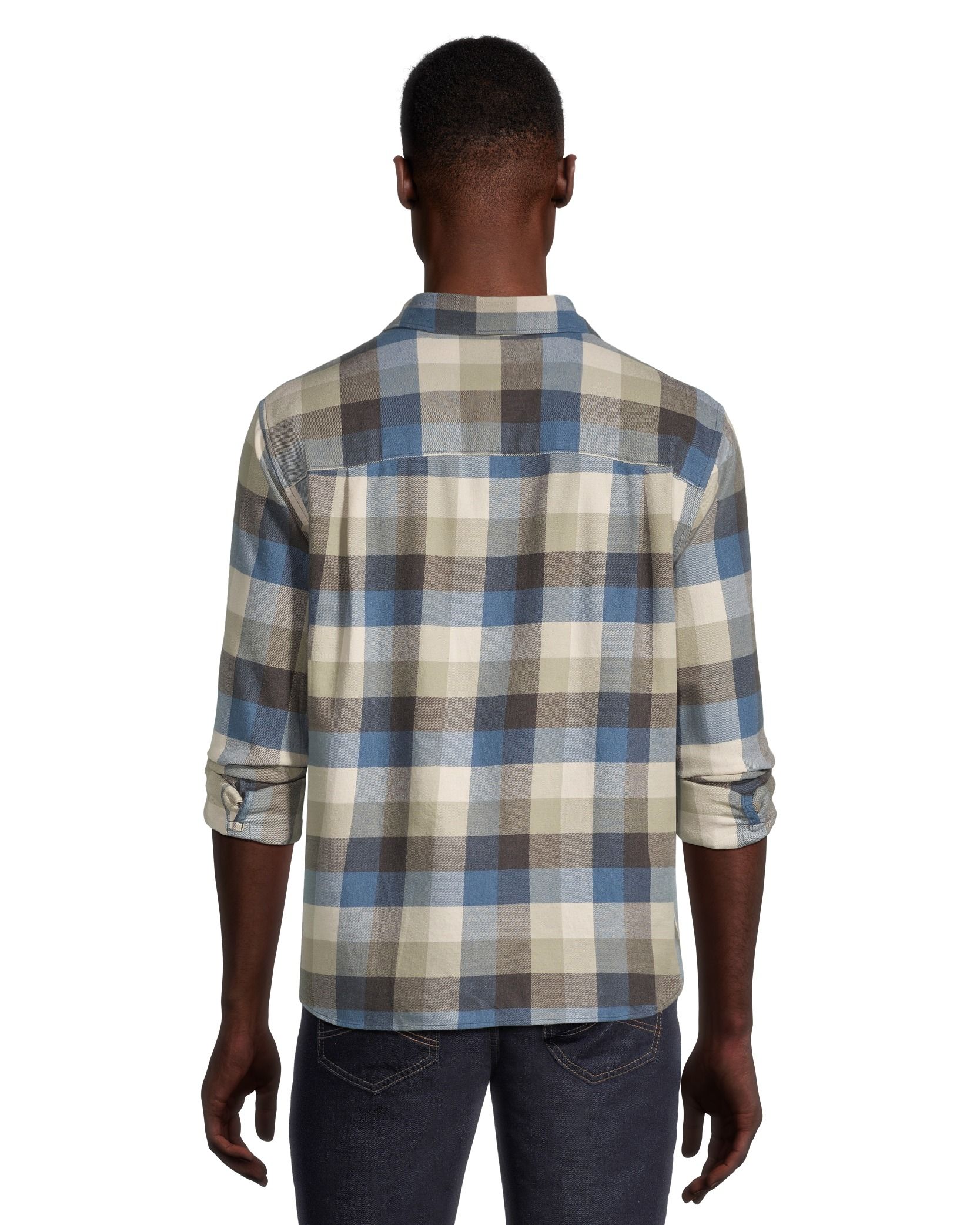 Chemise en flanelle extensible de base pour hommes, WindRiver