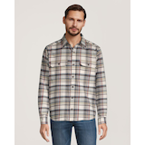Chemise en flanelle extensible à la mode pour hommes, WindRiver Front_Flat