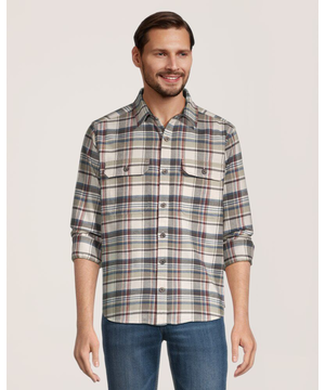Chemise en flanelle extensible à la mode pour hommes, WindRiver
