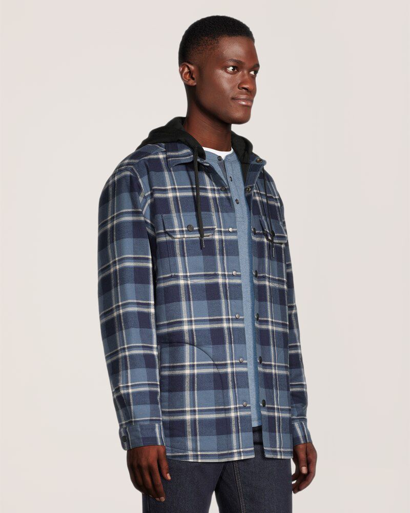 WindRiver Men's HyperDri®  HD1 T-Max  Hooded Flannel Shacket