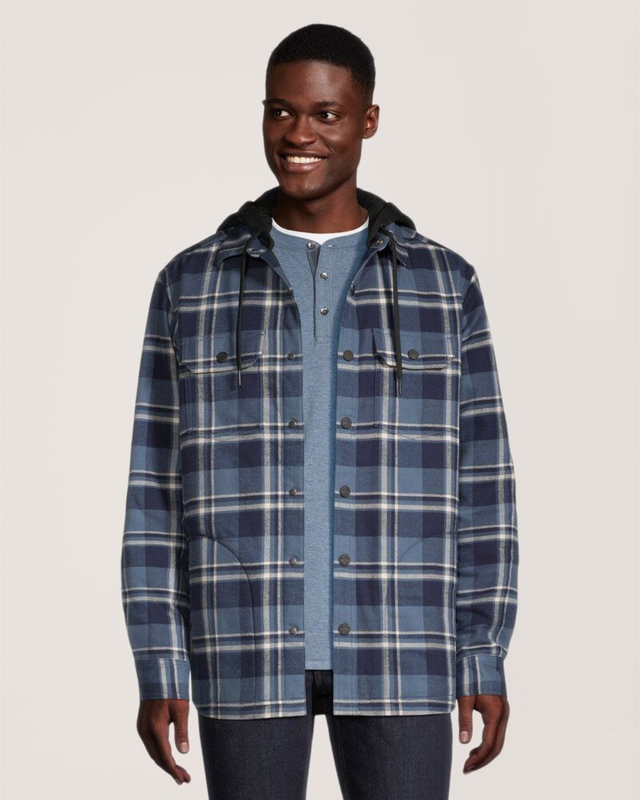 WindRiver Men's HyperDri®  HD1 T-Max  Hooded Flannel Shacket