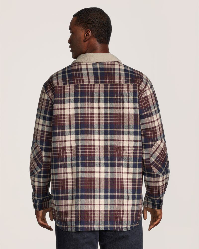 Veste-chemise en flanelle avec doublure en sherpa et HYPER-DRIMD pour hommes, WindRiver