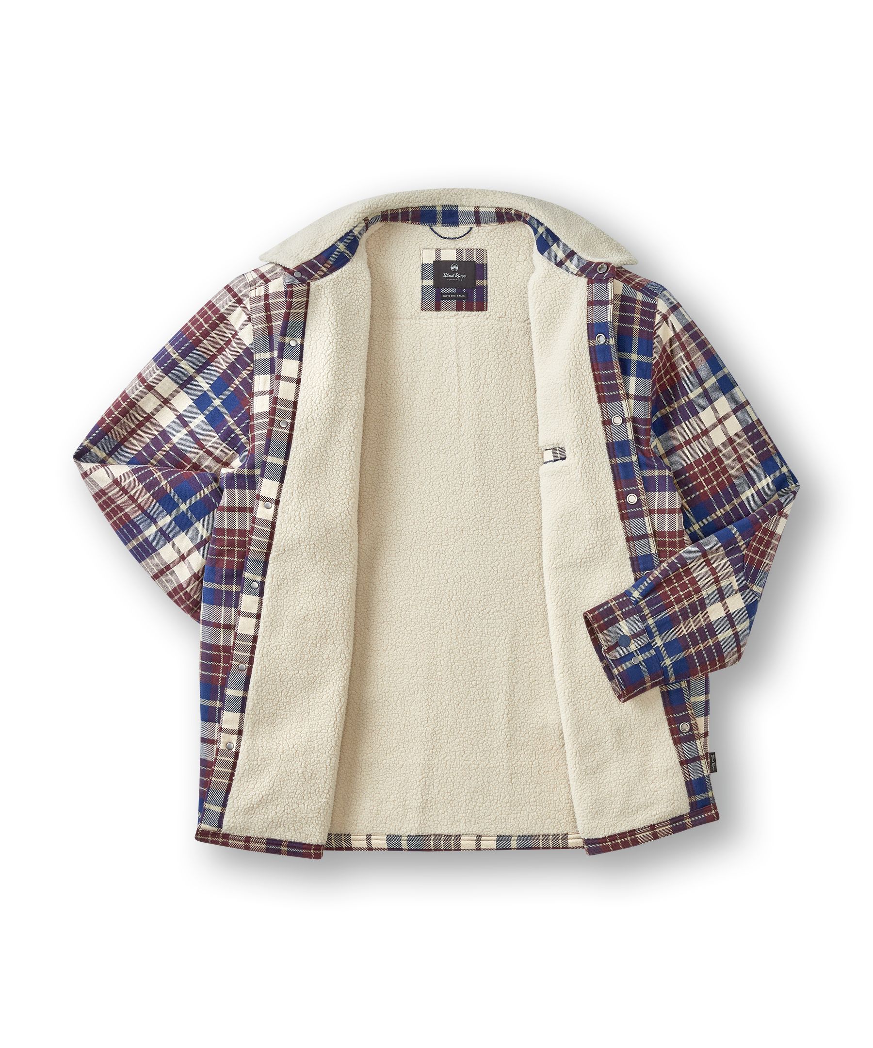 Veste-chemise en flanelle avec doublure en sherpa et HYPER-DRIMD pour hommes, WindRiver