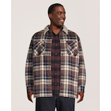 Veste-chemise en flanelle avec doublure en sherpa et HYPER-DRIMD pour hommes, WindRiver Front_Flat
