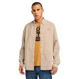 Timberland Men's Stretch Poplin Gingham Shirt Front_Flat