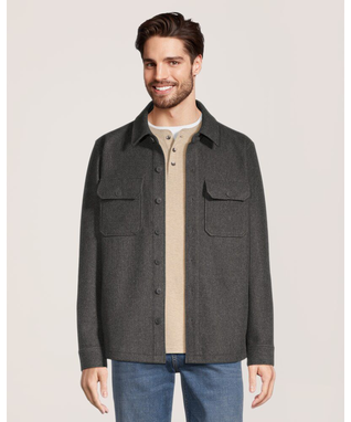 Denver Hayes Men's Wool-Like Shacket