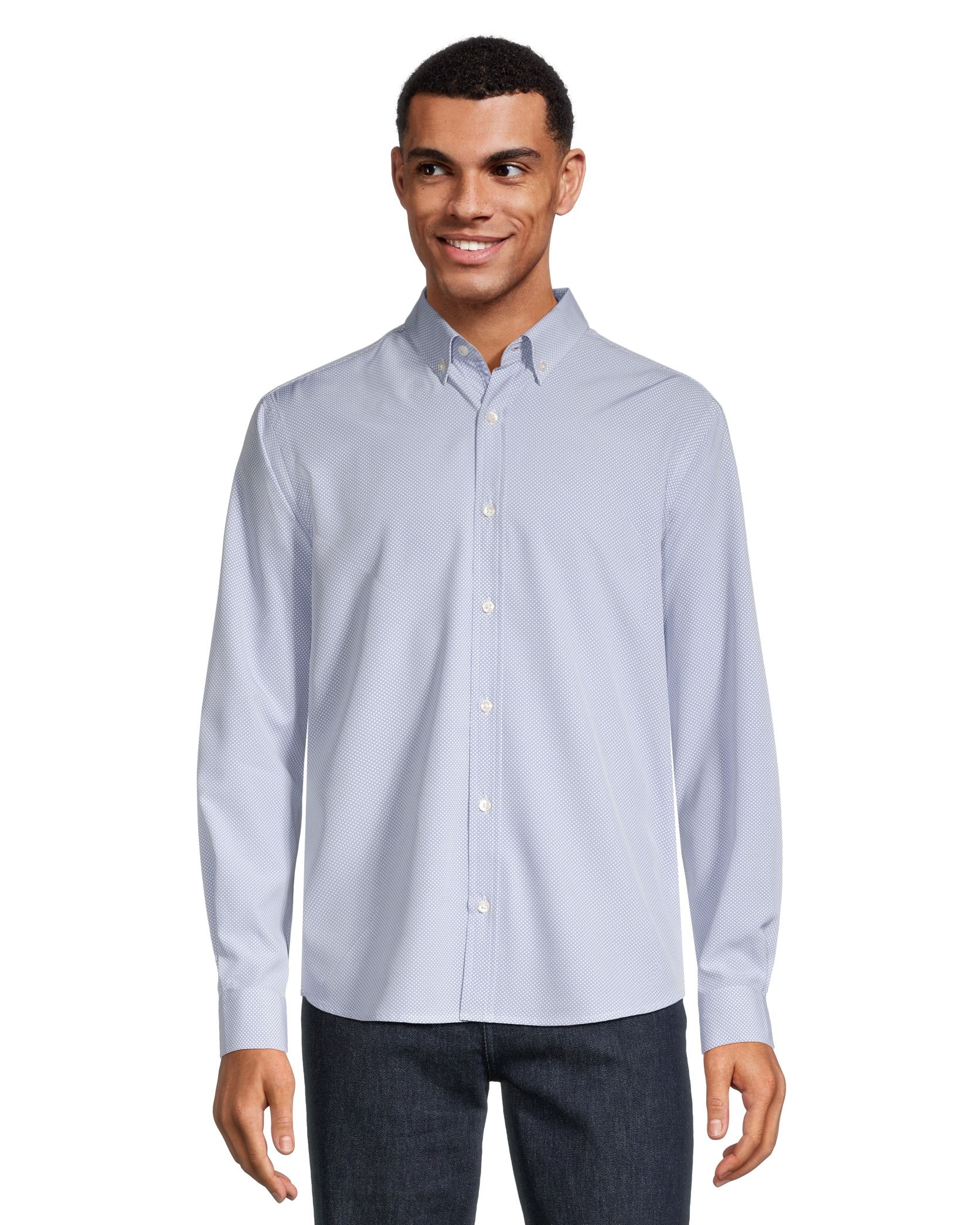 Pyjama Homme Coton Popeline Haigman Chemise De Nuit Homme 100% Coton - Manches Longues - Coupe Ample - 4 Coloris Disponibles Chemise De Nuit Homme Manches Longues