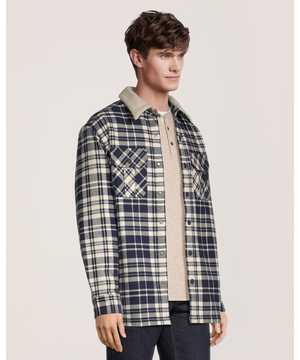 Veste-chemise en flanelle avec doublure en sherpa et HYPER-DRIMD pour hommes, WindRiver