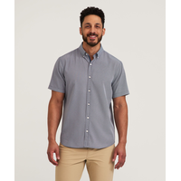 Chemise hybride extensible dans 4 sens pour hommes, Denver Hayes Front_Flat