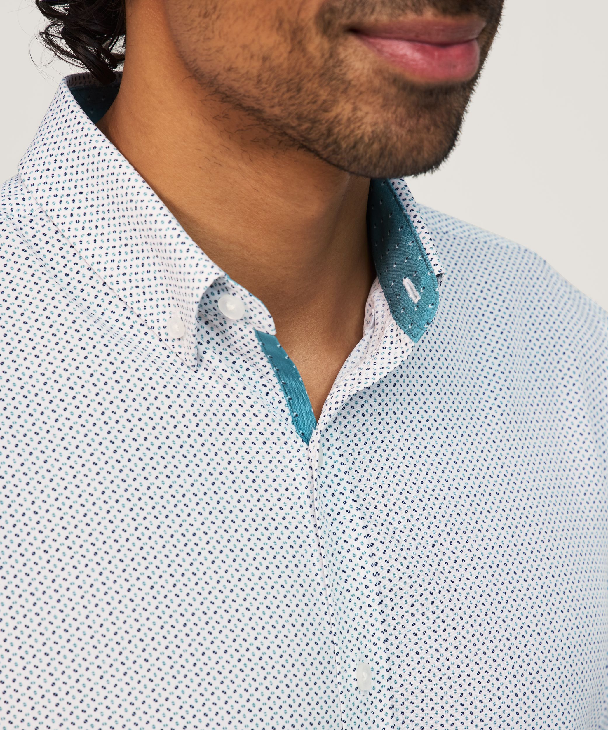 Denver Hayes Men's Hybrid 4-Way Stretch Shirt