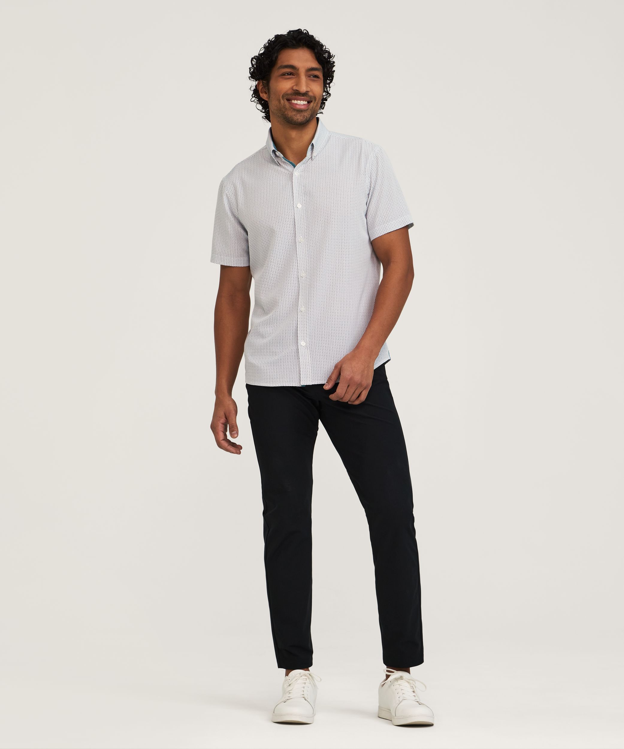 Denver Hayes Men's Hybrid 4-Way Stretch Shirt