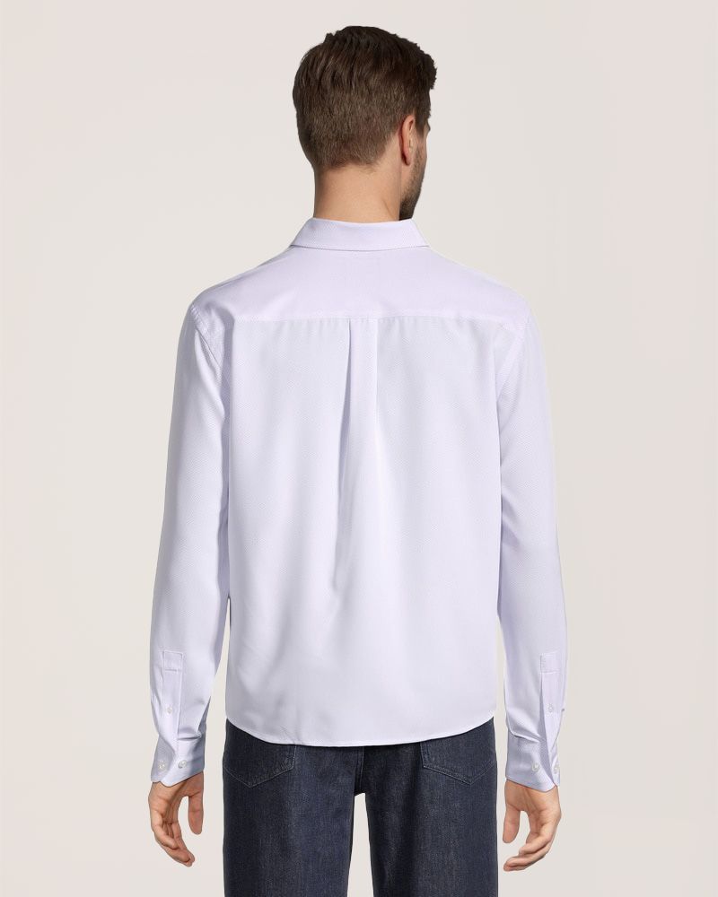 Chemise hybride à manches longues et extensible dans 4&nbsp;sens pour hommes, Denver Hayes