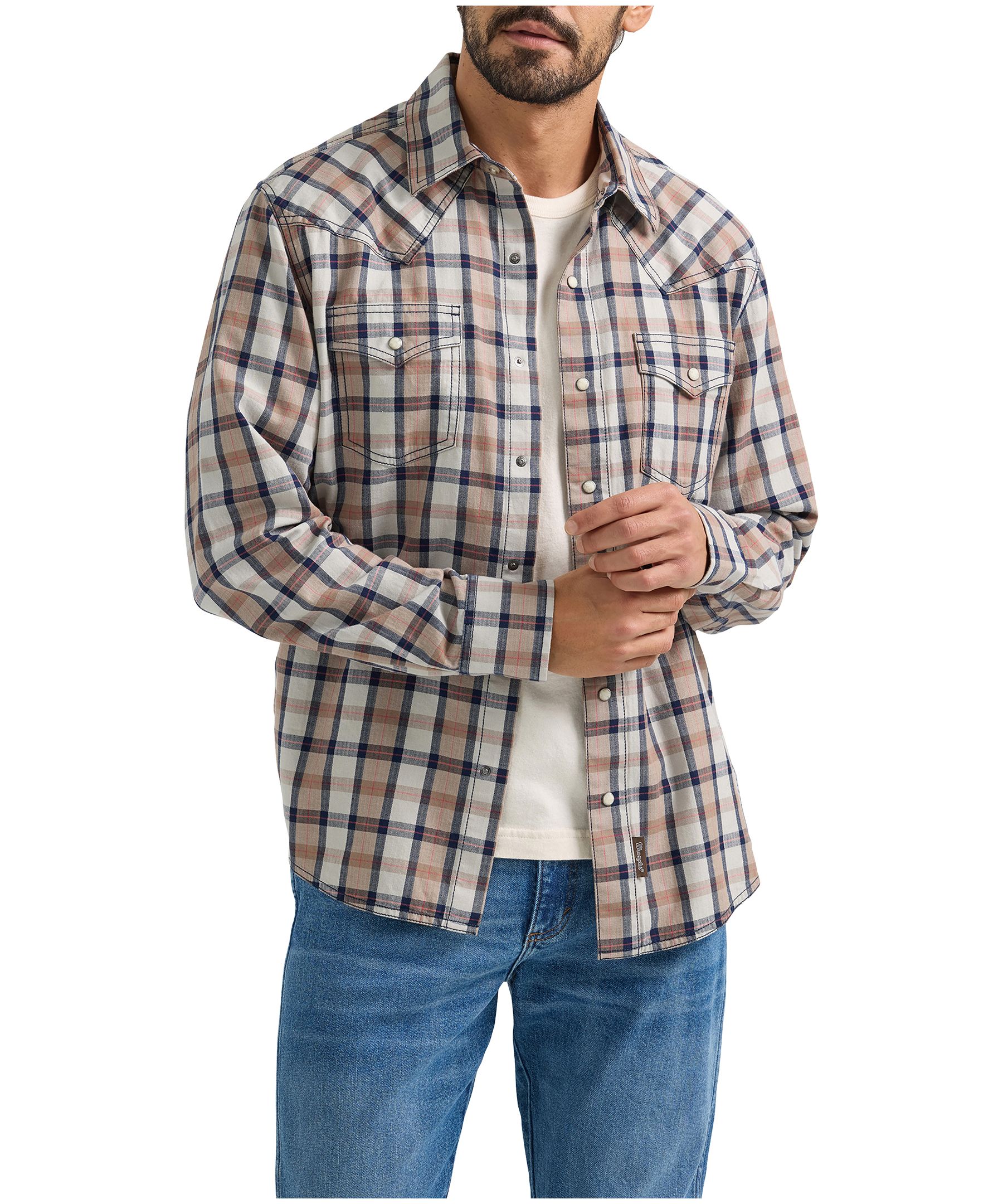 Chemise tissée rétro pour hommes, Wrangler