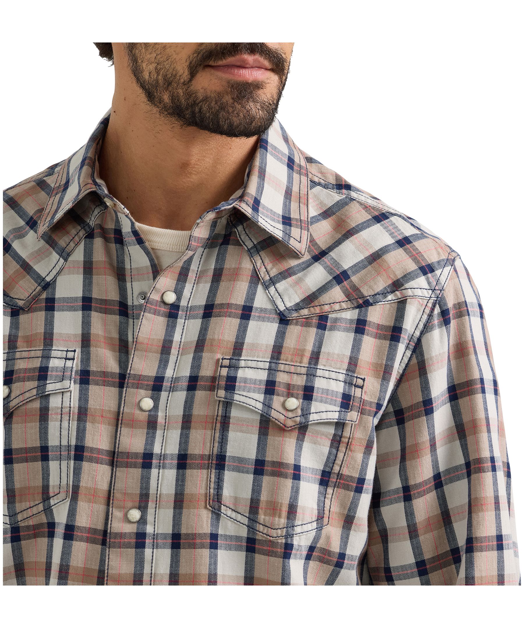 Chemise tissée rétro pour hommes, Wrangler