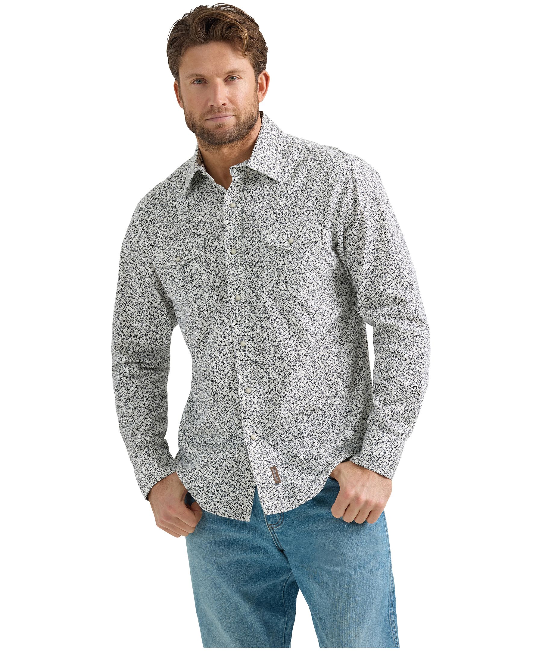 Chemise tissée rétro pour hommes, Wrangler