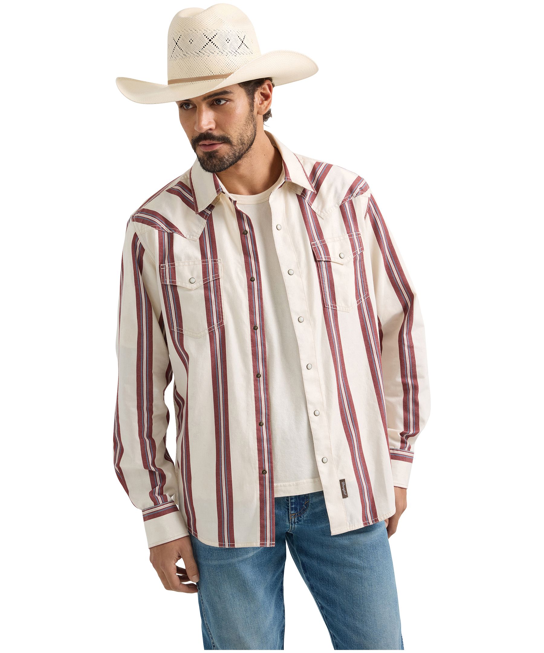 Chemise tissée rétro pour hommes, Wrangler