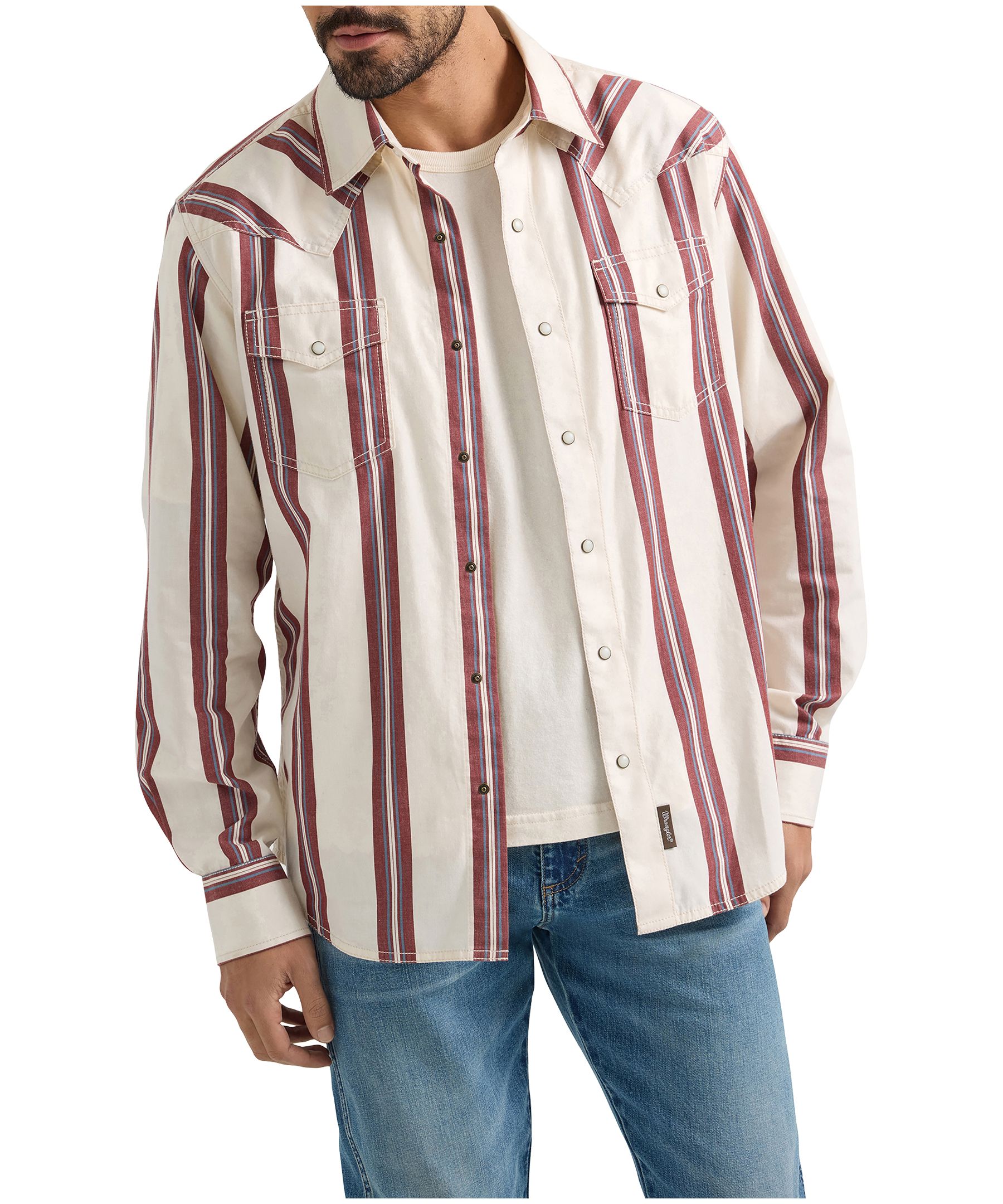 Chemise tissée rétro pour hommes, Wrangler