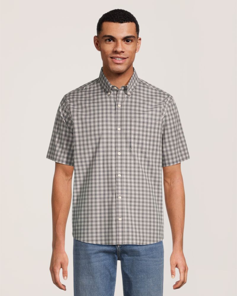 Chemise décontractée à carreaux d'allure sportive pour hommes, Denver Hayes