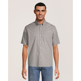 Denver Hayes Men's Sport Plaid Casual Shirt Front_Flat