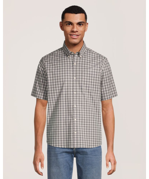 Chemise décontractée à carreaux d'allure sportive pour hommes, Denver Hayes