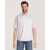 Denver Hayes Men's Sport Plaid Casual Shirt