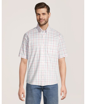 Chemise décontractée à carreaux d'allure sportive pour hommes, Denver Hayes