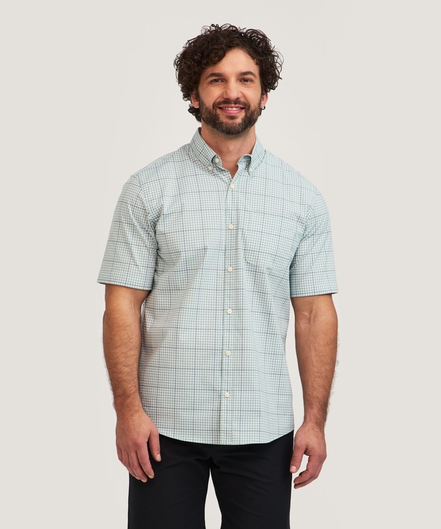 Chemise décontractée à carreaux d'allure sportive pour hommes, Denver Hayes