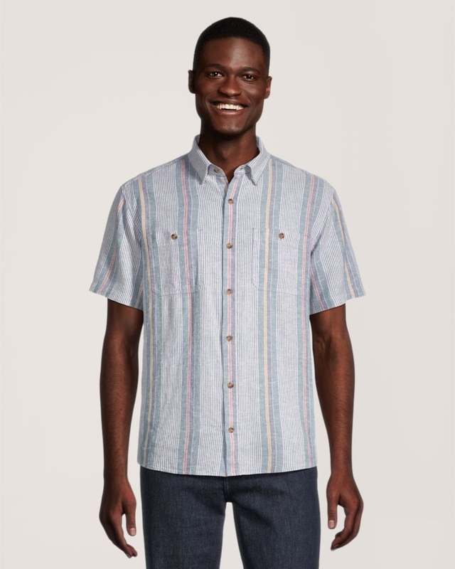 Chemise en mélange de lin pour hommes, Denver Hayes