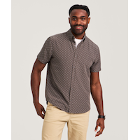 Denver Hayes Men's 4-Way Stretch Fashion Shirt Front_Flat