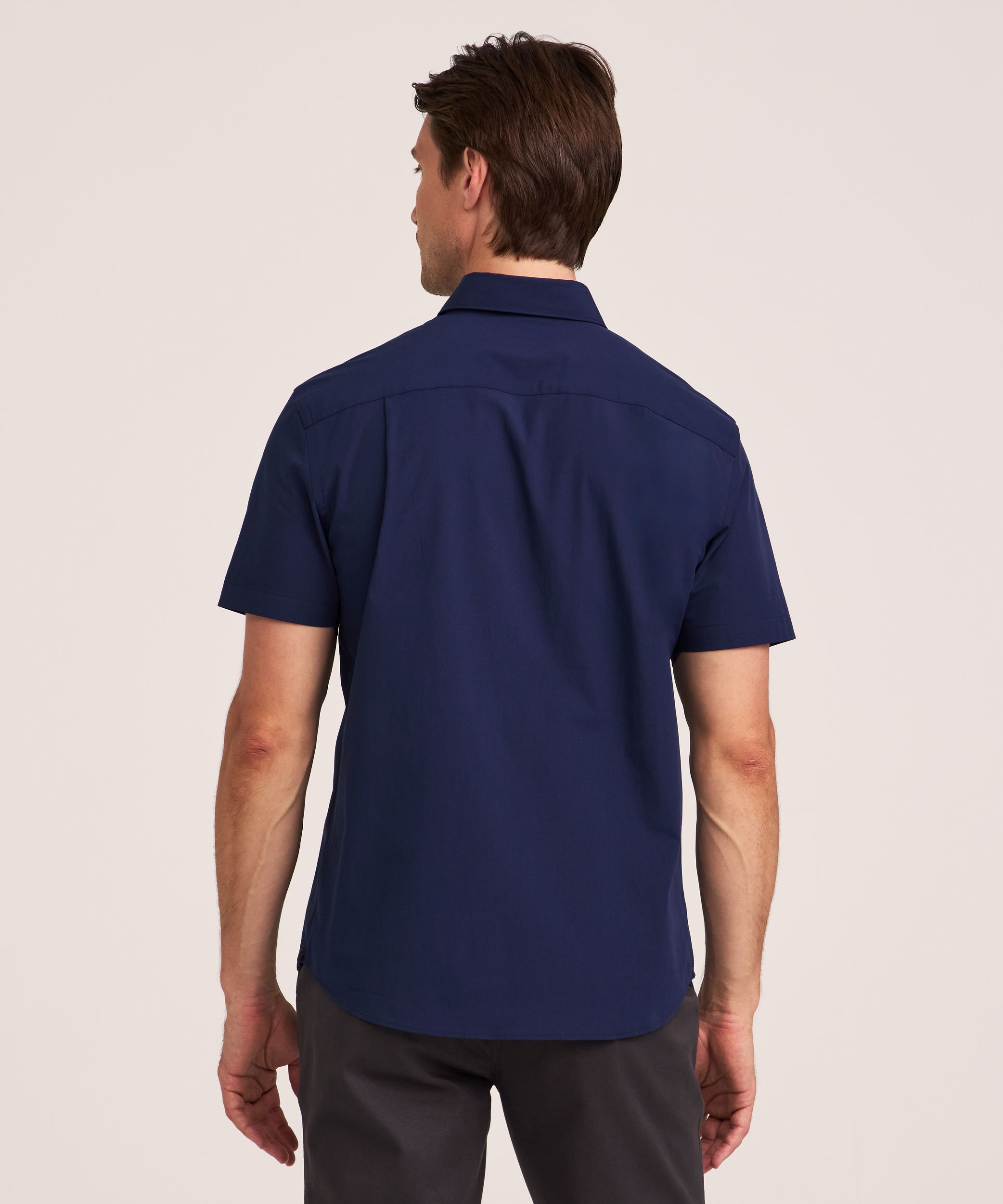 Chemise décontractée en popeline pour hommes, Denver Hayes