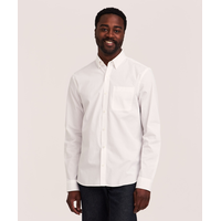 Denver Hayes Men's Poplin Long Sleeve Casual Shirt