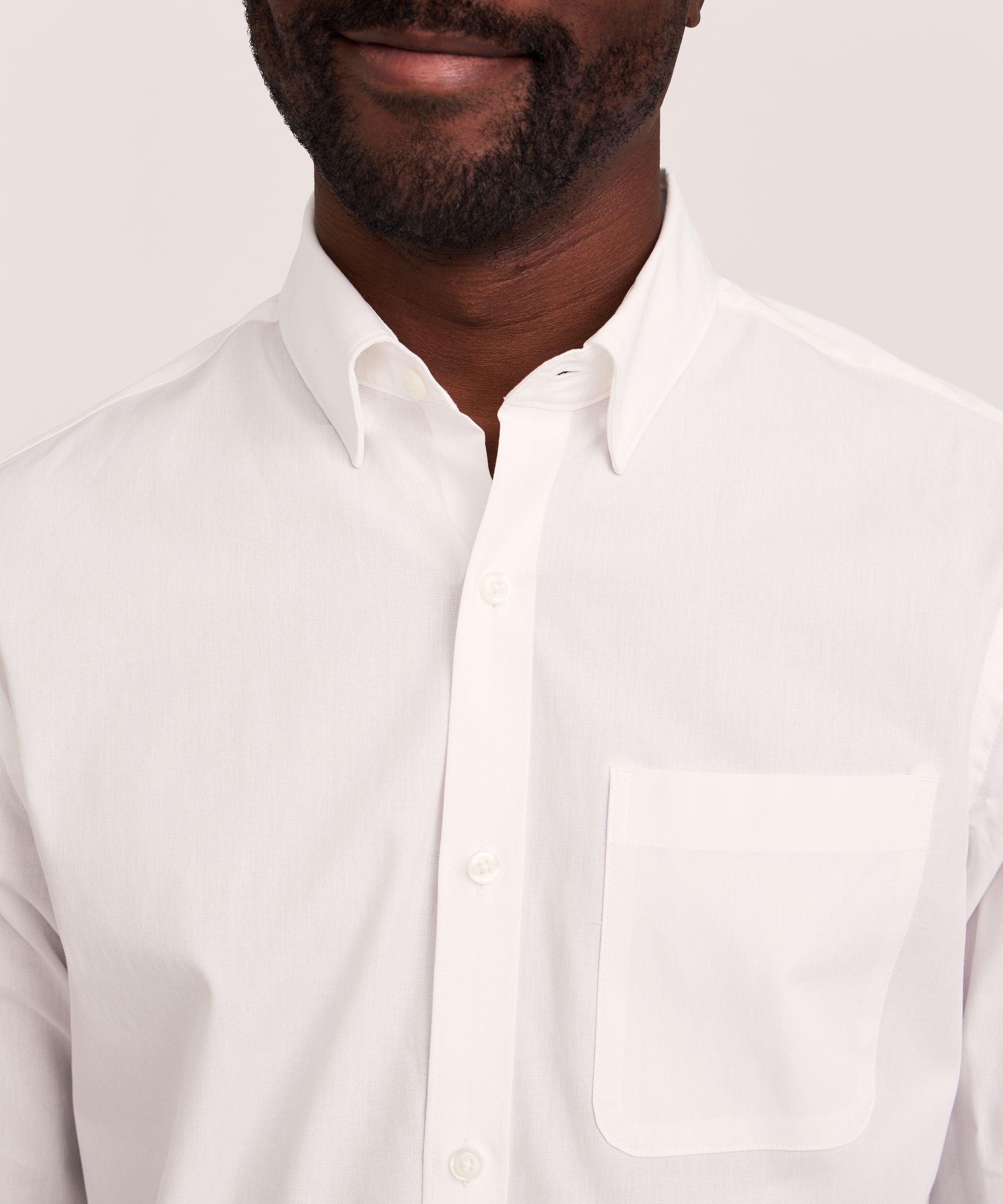 Chemise décontractée en popeline à manches longues pour hommes, Denver Hayes