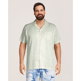 FarWest All Over Print Camp Collar Shirt Front_Flat