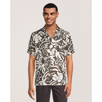 Chemise à col cubain et imprimé intégral, FarWest