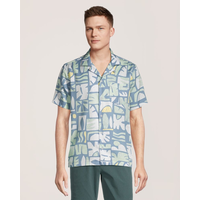 FarWest All Over Print Camp Collar Shirt