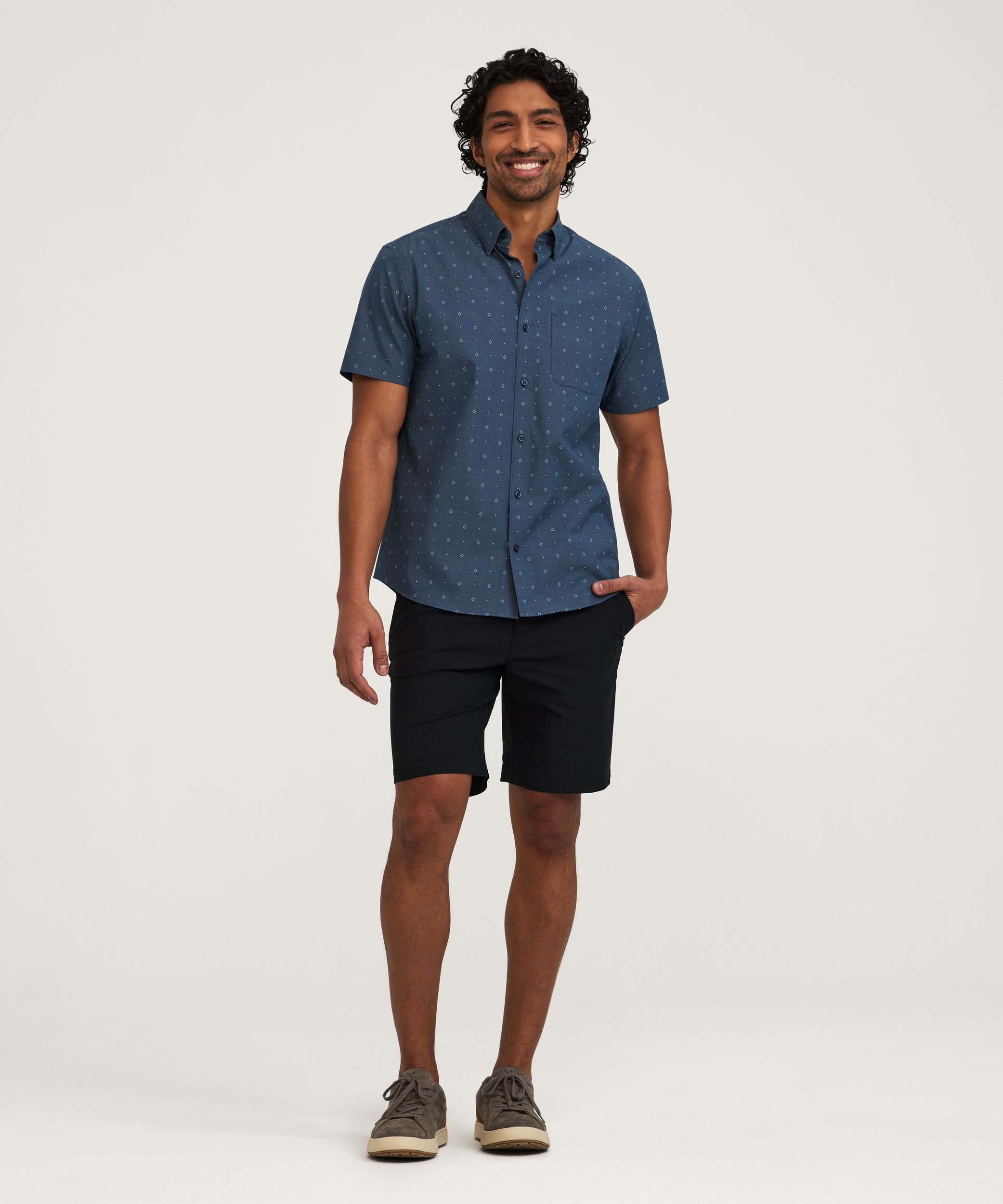 Denver Hayes Men's Poplin Fashion Shirt