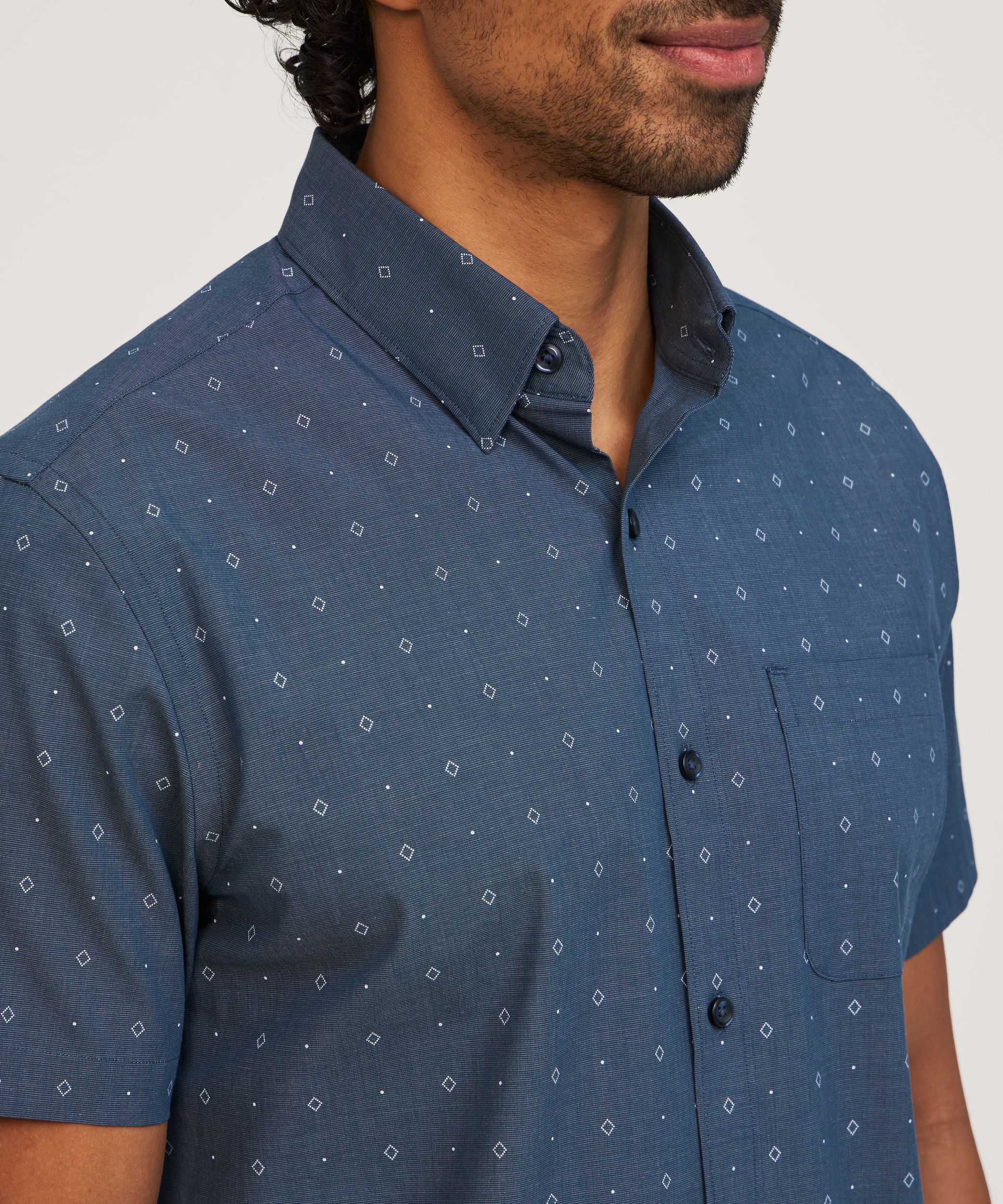 Denver Hayes Men's Poplin Fashion Shirt