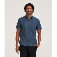 Chemise en popeline à la mode pour hommes, Denver Hayes Front_Flat