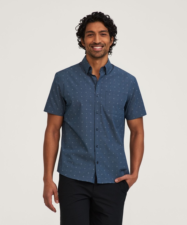 Denver Hayes Men's Poplin Fashion Shirt