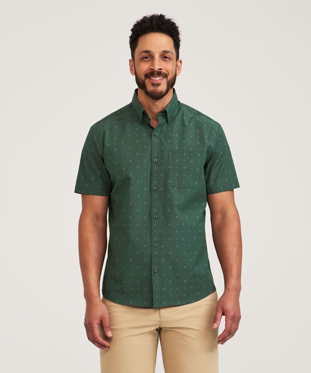 Denver Hayes Men's Poplin Fashion Shirt