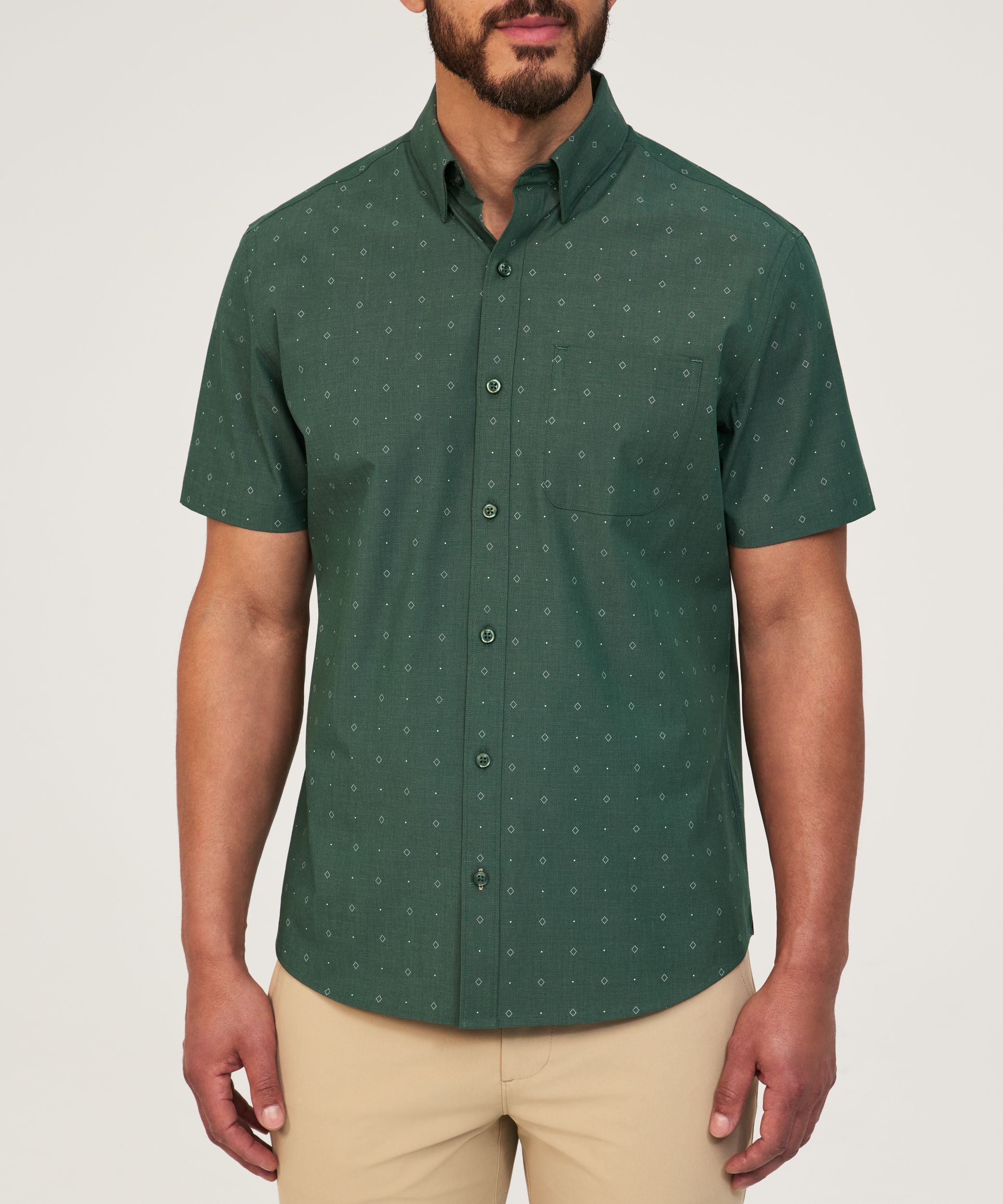 Denver Hayes Men's Poplin Fashion Shirt