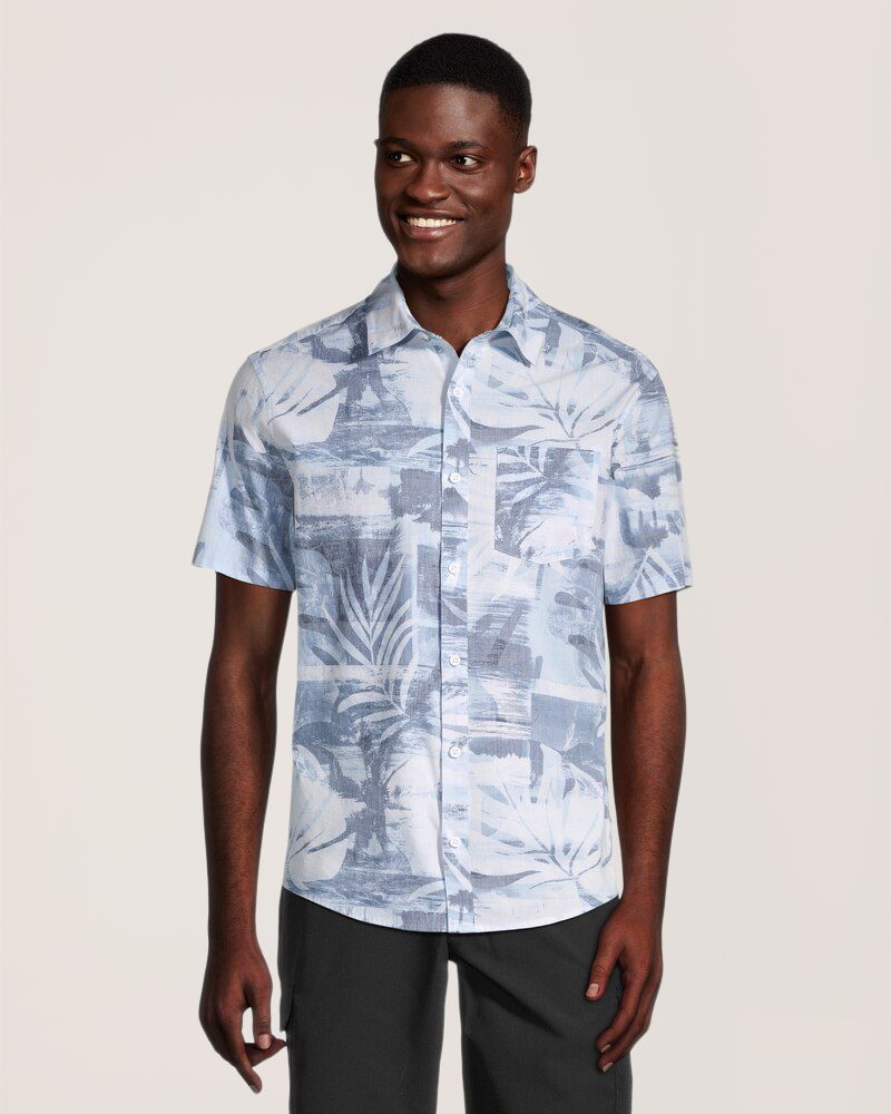 Chemise à imprimé intégral pour hommes, FarWest