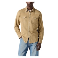 Levi's Men's Classic Standard Western Long Sleeve Shirt Front_Flat